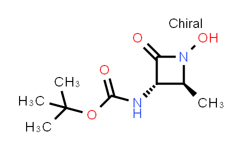 CAS No. 80542-48-9, tert-Butyl ((2S,3S)-1-hydroxy-2-methyl-4-oxoazetidin-3-yl)carbamate