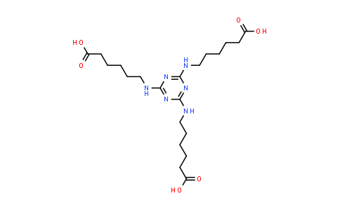 CAS No. 80584-91-4, 6,6',6''-((1,3,5-Triazine-2,4,6-triyl)tris(azanediyl))trihexanoic acid