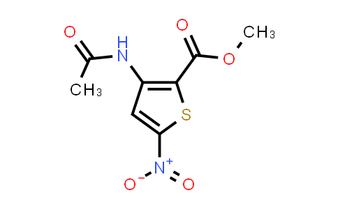 CAS No. 80615-54-9, Methyl 3-acetamido-5-nitrothiophene-2-carboxylate
