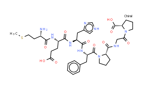 80714-61-0 | L-蛋氨酰-L-α-谷氨酰组氨酰-L-苯基丙氨酰-L-脯氨酰甘氨酰-L-脯氨酸