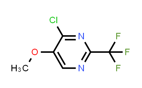 CAS No. 808770-41-4, 4-Chloro-5-methoxy-2-(trifluoromethyl)pyrimidine