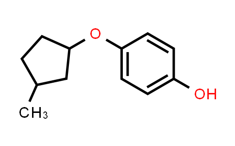 CAS No. 809236-49-5, Phenol, 4-[(3-methylcyclopentyl)oxy]-