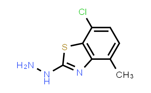 CAS No. 80945-76-2, 7-Chloro-2-hydrazino-4-methyl-1,3-benzothiazole
