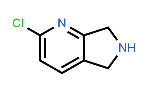 CAS No. 810668-57-6, 2-Chloro-6,7-dihydro-5H-pyrrolo[3,4-b]pyridine
