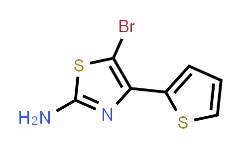 CAS No. 81216-84-4, 5-Bromo-4-(thiophen-2-yl)thiazol-2-amine