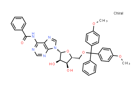 CAS No. 81246-82-4, N-Benzoyl-5'-O-[bis(4-methoxyphenyl)phenylmethyl]adenosine