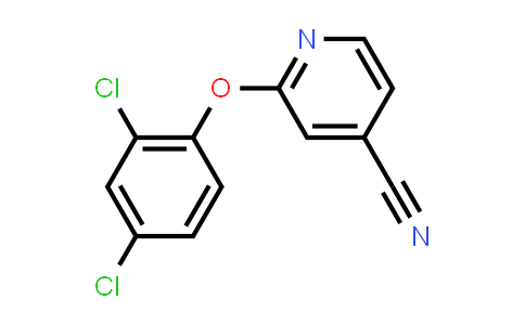 CAS No. 81249-46-9, 2-(2,4-dichlorophenoxy)pyridine-4-carbonitrile