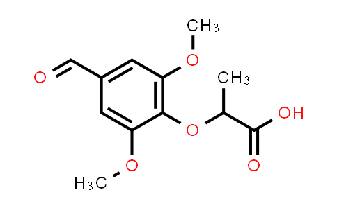 CAS No. 812642-68-5, 2-(4-Formyl-2,6-dimethoxyphenoxy)propanoic acid