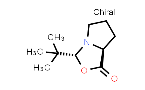 CAS No. 81286-82-0, 1H,3H-Pyrrolo[1,2-c]oxazol-1-one, 3-(1,1-dimethylethyl)tetrahydro-, (3R,7aS)-