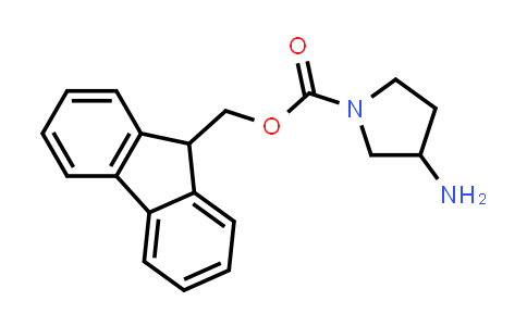 CAS No. 813412-37-2, 3-Amino-pyrrolidine-1-carboxylic acid 9H-fluoren-9-ylmethyl ester