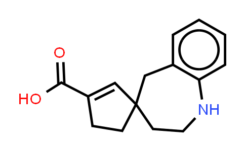 CAS No. 813426-13-0, Spiro[4H-1-benzazepine-4,1'-[2]cyclopentene]-3'-carboxylic acid, 1,2,3,5-tetrahydro-