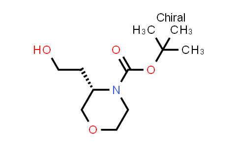CAS No. 813433-76-0, tert-Butyl (3S)-3-(2-hydroxyethyl)morpholine-4-carboxylate