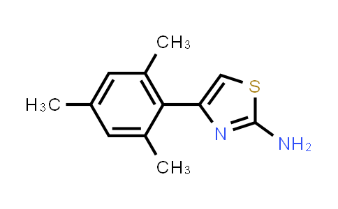 CAS No. 81529-60-4, 4-(2,4,6-Trimethyl-phenyl)-thiazol-2-ylamine