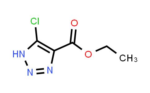CAS No. 81581-11-5, Ethyl 5-chloro-1H-1,2,3-triazole-4-carboxylate