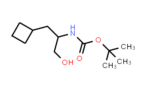 CAS No. 816429-99-9, tert-Butyl 1-cyclobutyl-3-hydroxypropan-2-ylcarbamate