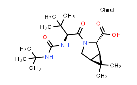 CAS No. 816444-90-3, (1R,2S,5S)-3-((S)-2-(3-tert-butylureido)-3,3-dimethylbutanoyl)-6,6-dimethyl-3-aza-bicyclo[3.1.0]hexane-2-carboxylic acid