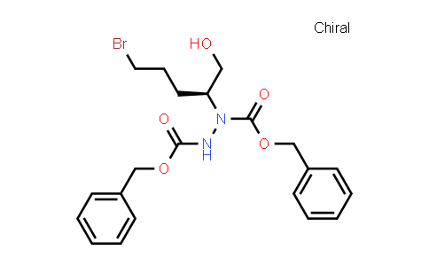 CAS No. 816454-01-0, (S)-Dibenzyl 1-(5-bromo-1-hydroxypentan-2-yl)hydrazine-1,2-dicarboxylate