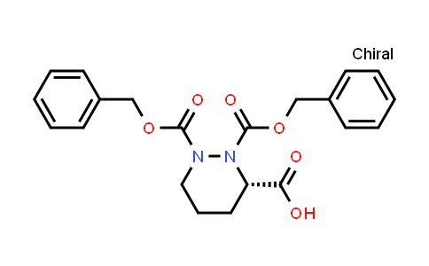 CAS No. 816454-25-8, (S)-1,2-Bis((benzyloxy)carbonyl)hexahydropyridazine-3-carboxylic acid