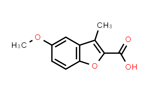 CAS No. 81718-77-6, 5-Methoxy-3-methylbenzofuran-2-carboxylic acid