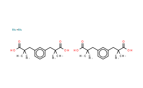 CAS No. 819050-89-0, Bis[rhodium(α,α,α',α'-tetramethyl-1,3-benzenedipropionic acid)]