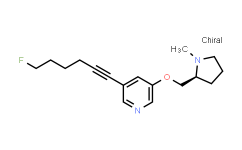 820231-82-1 | Pyridine, 3-(6-fluoro-1-hexyn-1-yl)-5-[[(2S)-1-methyl-2-pyrrolidinyl]methoxy]-