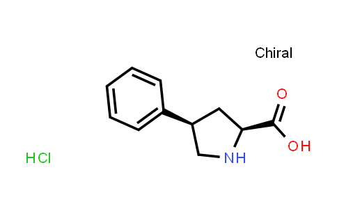 CAS No. 82087-67-0, (2S,4R)-4-phenylpyrrolidine-2-carboxylic acid hydrochloride