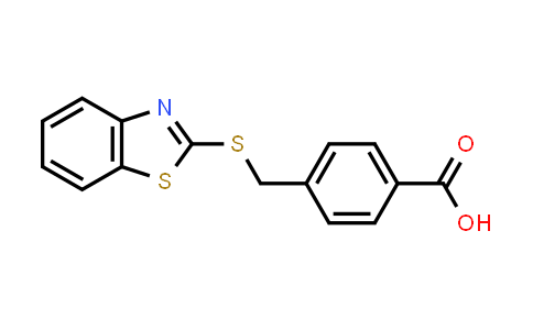 CAS No. 82145-84-4, 4-[(1,3-Benzothiazol-2-ylthio)methyl]benzoic acid