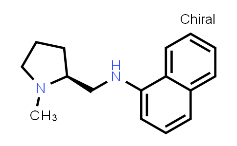 CAS No. 82160-07-4, (S)-N-((1-Methylpyrrolidin-2-yl)methyl)naphthalen-1-amine