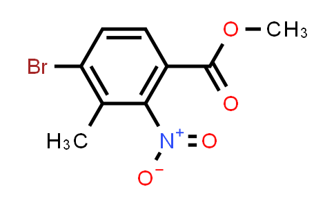 CAS No. 821773-44-8, Methyl 4-bromo-3-methyl-2-nitrobenzoate