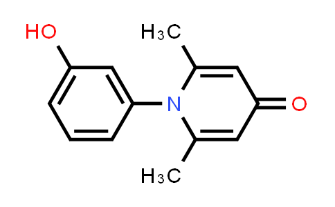 CAS No. 823176-21-2, 1-(3-Hydroxyphenyl)-2,6-dimethylpyridin-4(1H)-one