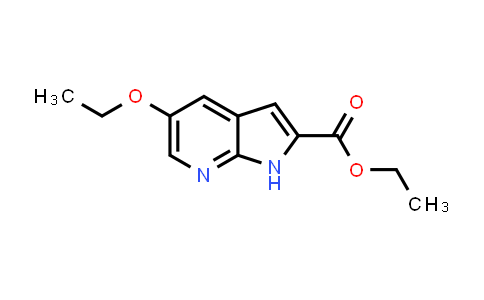 CAS No. 823218-68-4, 1H-Pyrrolo[2,3-b]pyridine-2-carboxylic acid, 5-ethoxy-, ethyl ester