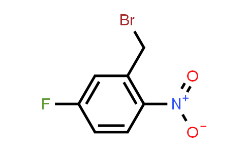 CAS No. 82420-35-7, 2-(Bromomethyl)-4-fluoro-1-nitrobenzene