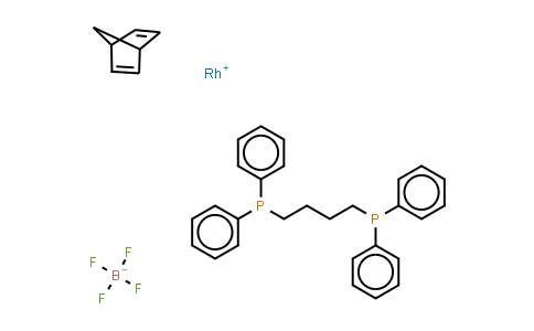 CAS No. 82499-43-2, (Bicyclo[2.2.1]hepta-2,5-diene)[1,4-bis(diphenylphosphino)butane]rhodium(I) tetrafluoroborate