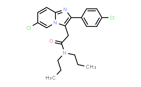 CAS No. 82626-01-5, 2-(6-Chloro-2-(4-chlorophenyl)imidazo[1,2-a]pyridin-3-yl)-N,N-dipropylacetamide