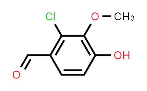 CAS No. 82668-20-0, 2-Chloro-4-hydroxy-3-methoxybenzaldehyde
