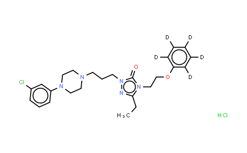 CAS No. 82752-99-6, Nefazodone (hydrochloride)