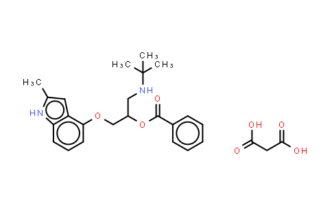 CAS No. 82857-38-3, Bopindolol (malonate)