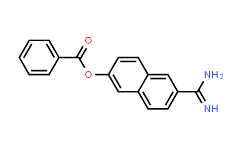 CAS No. 82955-63-3, 6-carbamimidoylnaphthalen-2-yl benzoate