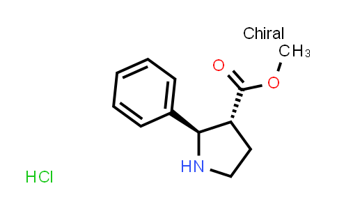CAS No. 82959-88-4, Methyl (2R,3R)-2-phenylpyrrolidine-3-carboxylate hydrochloride
