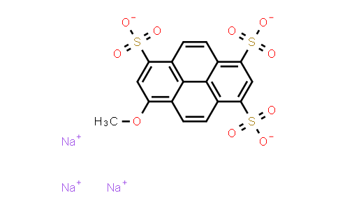 CAS No. 82962-86-5, 8-Methoxypyrene-1,3,6-trisulfonic acid, trisodium salt