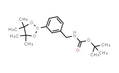 CAS No. 832114-05-3, tert-Butyl 3-(4,4,5,5-tetramethyl-1,3,2-dioxaborolan-2-yl)benzylcarbamate