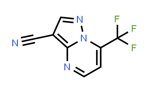 CAS No. 832115-44-3, 7-(Trifluoromethyl)pyrazolo[1,5-a]pyrimidine-3-carbonitrile