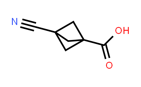 CAS No. 83249-02-9, 3-Cyanobicyclo[1.1.1]pentane-1-carboxylic acid