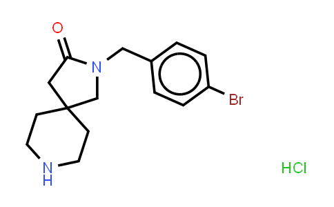 CAS No. 832710-61-9, 2,8-Diazaspiro[4.5]decan-3-one,2-[(4-bromophenyl)methyl]-, (Hydrochloride) (1:1)