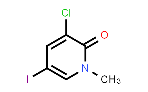 CAS No. 832735-68-9, 3-Chloro-5-iodo-1-methyl-1,2-dihydropyridin-2-one