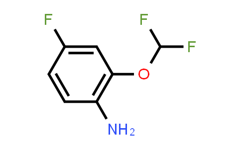 CAS No. 832740-98-4, 2-(Difluoromethoxy)-4-fluoroaniline