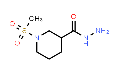 CAS No. 832741-28-3, 1-(Methylsulfonyl)piperidine-3-carbohydrazide