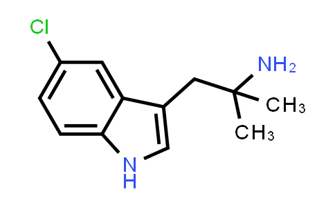 CAS No. 833-05-6, 1-(5-chloro-1H-indol-3-yl)-2-methylpropan-2-amine