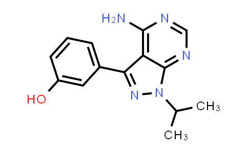 CAS No. 833481-69-9, Phenol, 3-[4-amino-1-(1-methylethyl)-1H-pyrazolo[3,4-d]pyrimidin-3-yl]-