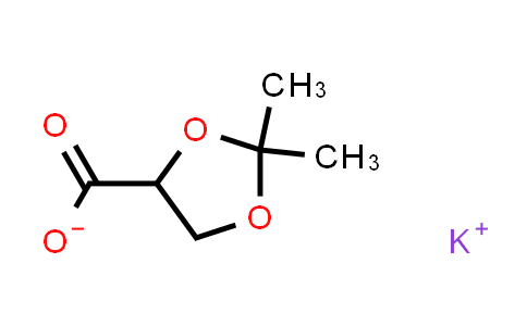 CAS No. 83400-91-3, Potassium 2,2-dimethyl-1,3-dioxolane-4-carboxylate